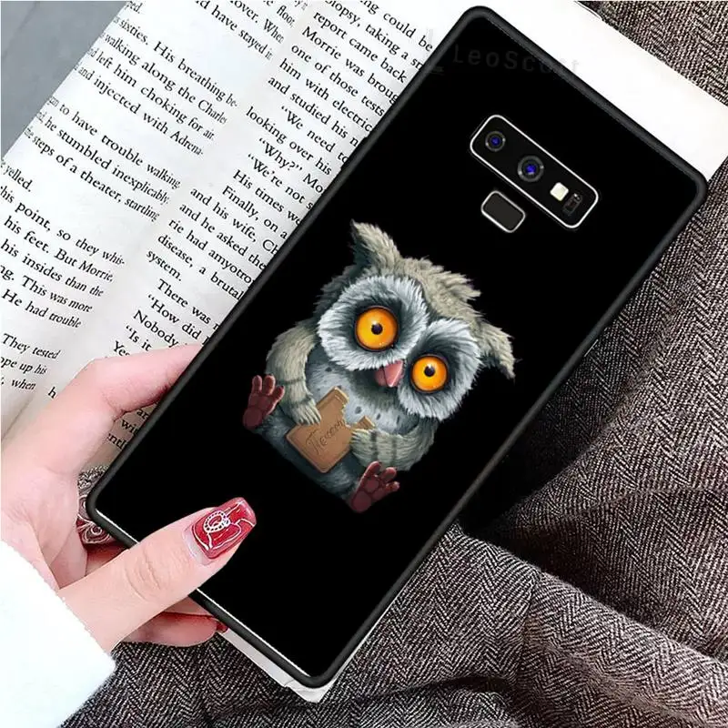 

Owl Phone Case For Samsung Galaxy S8 S9 S10 Plus S10E Note 3 4 5 6 7 8 9 10 Pro Lite cover
