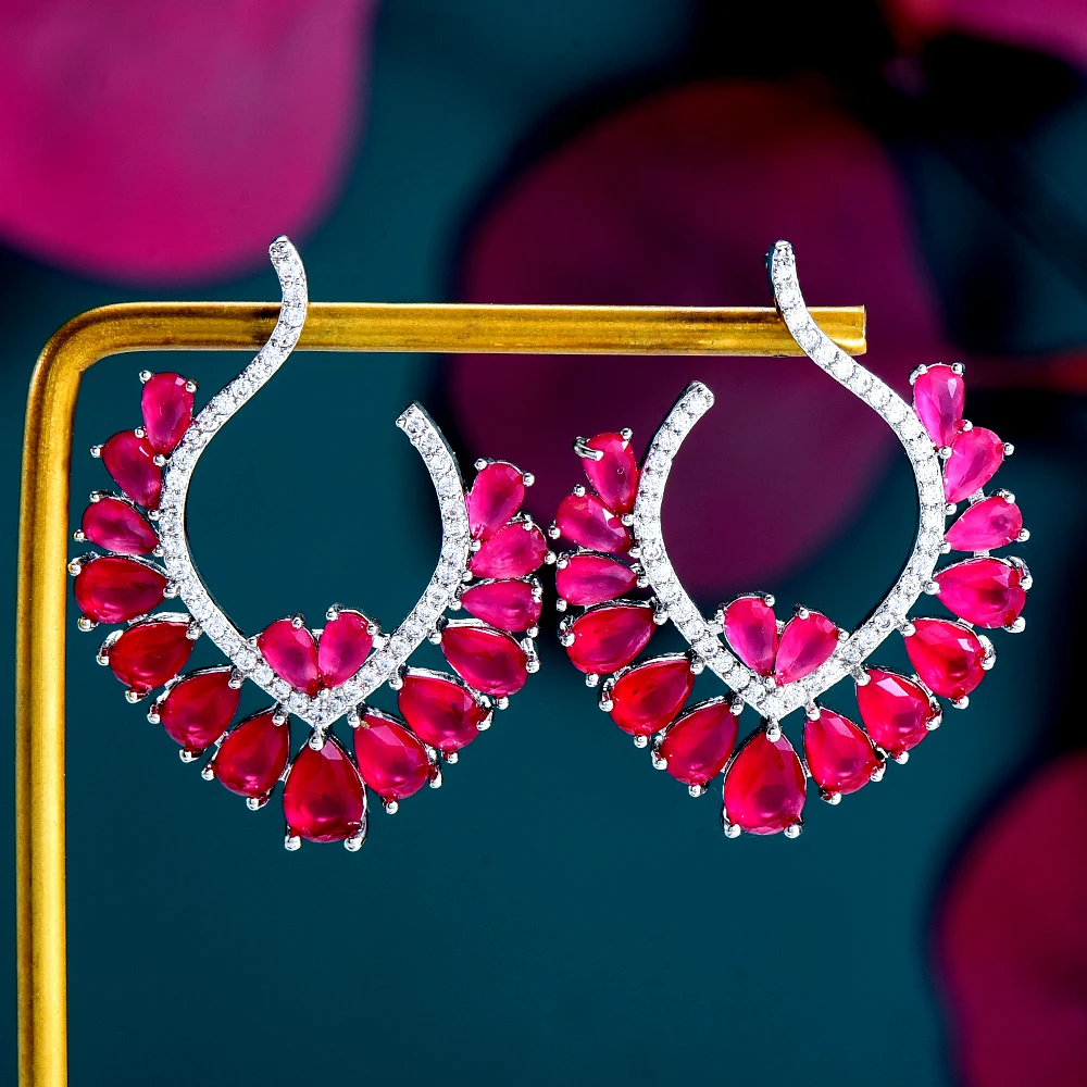 GODKI желтый микро CZ инкрустация Восход кубический циркон женские обручальные