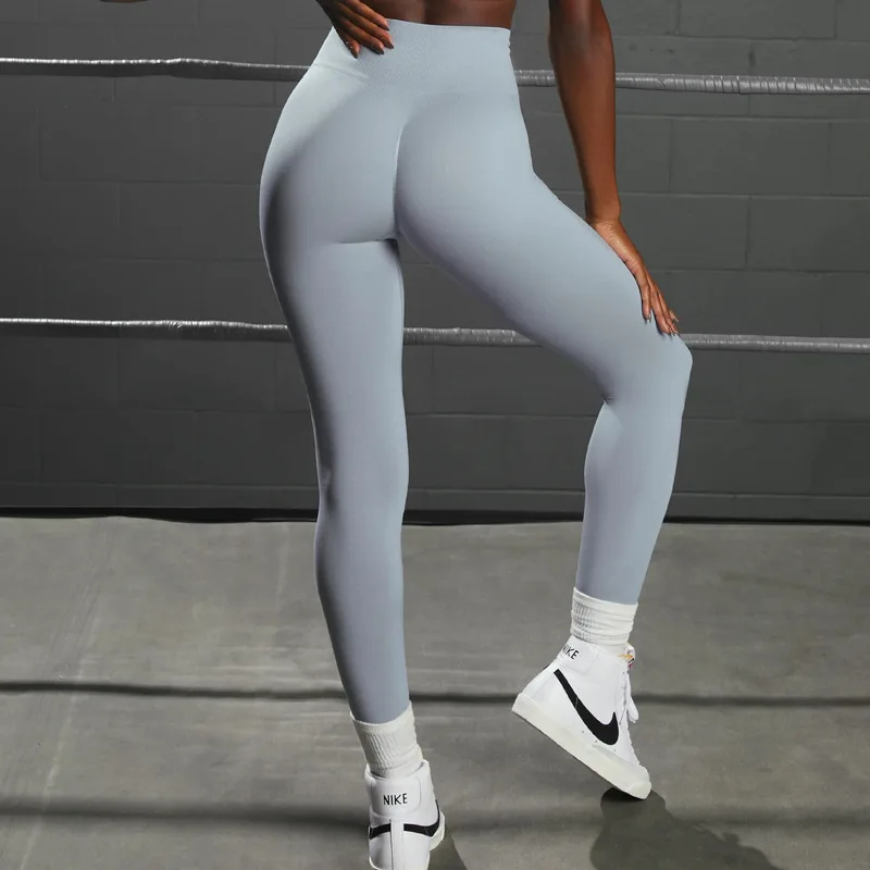 ASHEYWR Women Seamless Leggings Push Up High Elastic Slim Fitness Legging Female Knit Breathable High Waist  Leggins Workout