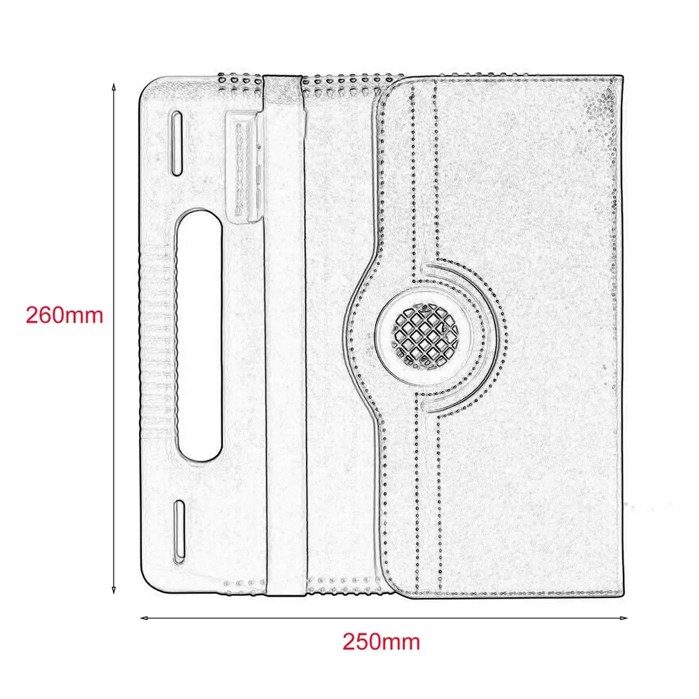 

Portable Tablet Protective Stand Cover Case With Handle Shockproof Case Drop Resistant EVA Foam + PU Case for iPad 5 6