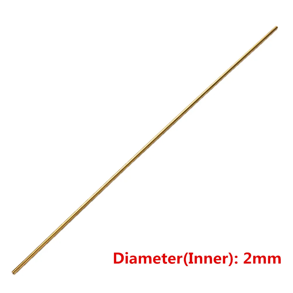 1 шт. латунные трубки Латунная Труба латунная трубка диаметр 2 мм/3 мм/4 мм/5 мм длина