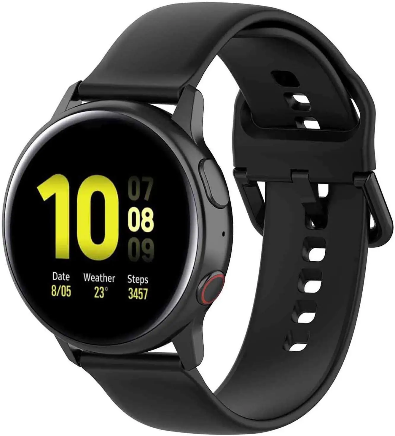 Мягкий силиконовый ремешок для часов Samsung Galaxy Watch Active 44 мм 40 Gear S2 спортивный