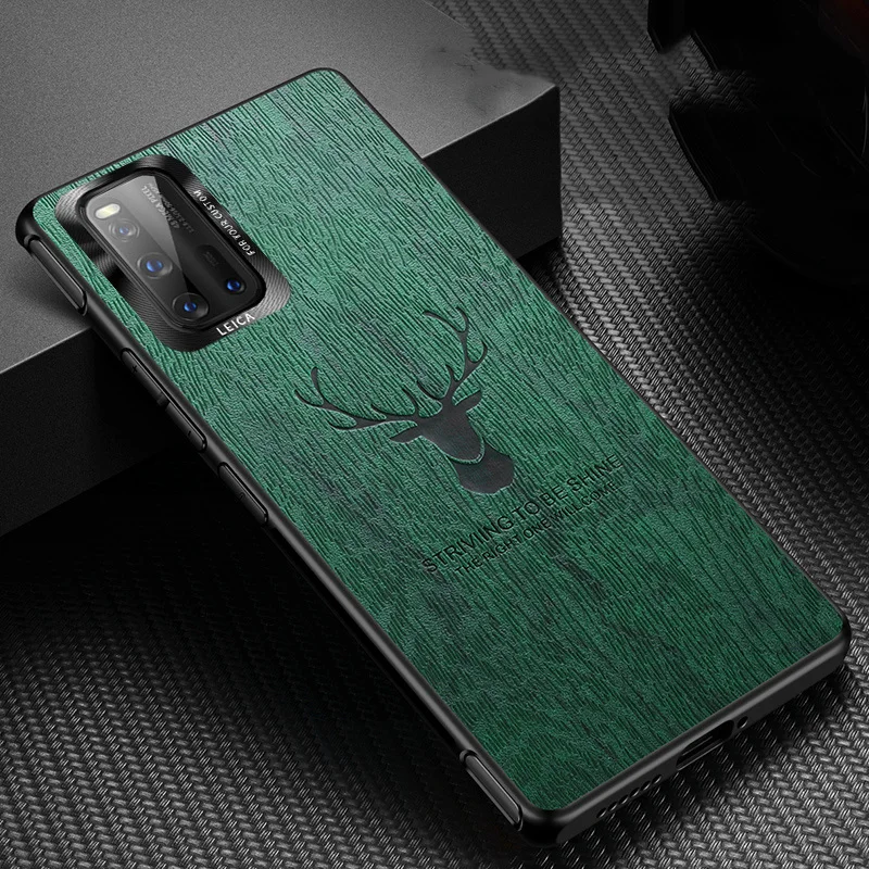 Для IQOO 3 чехол Дерево 3D печать оленя Узор Жесткий ПК задняя крышка для VIVO NEO