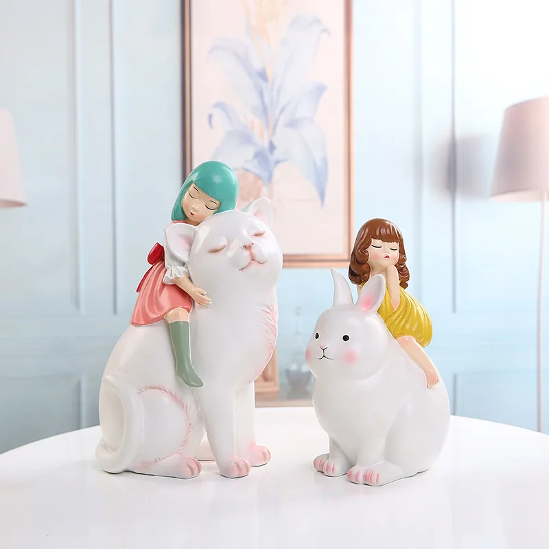 Скандинавский стол для рукоделия сказочная девушка современное искусство