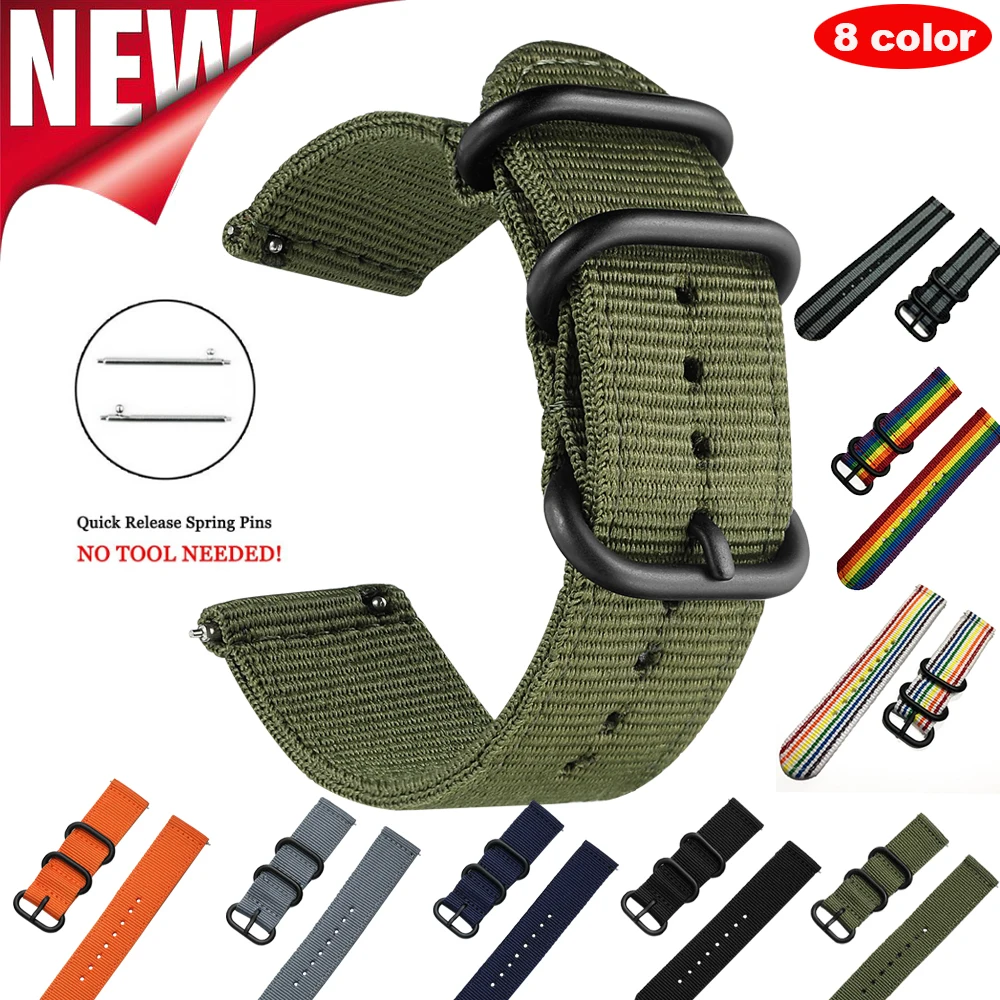 22 20 18 24 мм спортивные тканый нейлоновый ремешок для наручных часов Samsung Galaxy Note