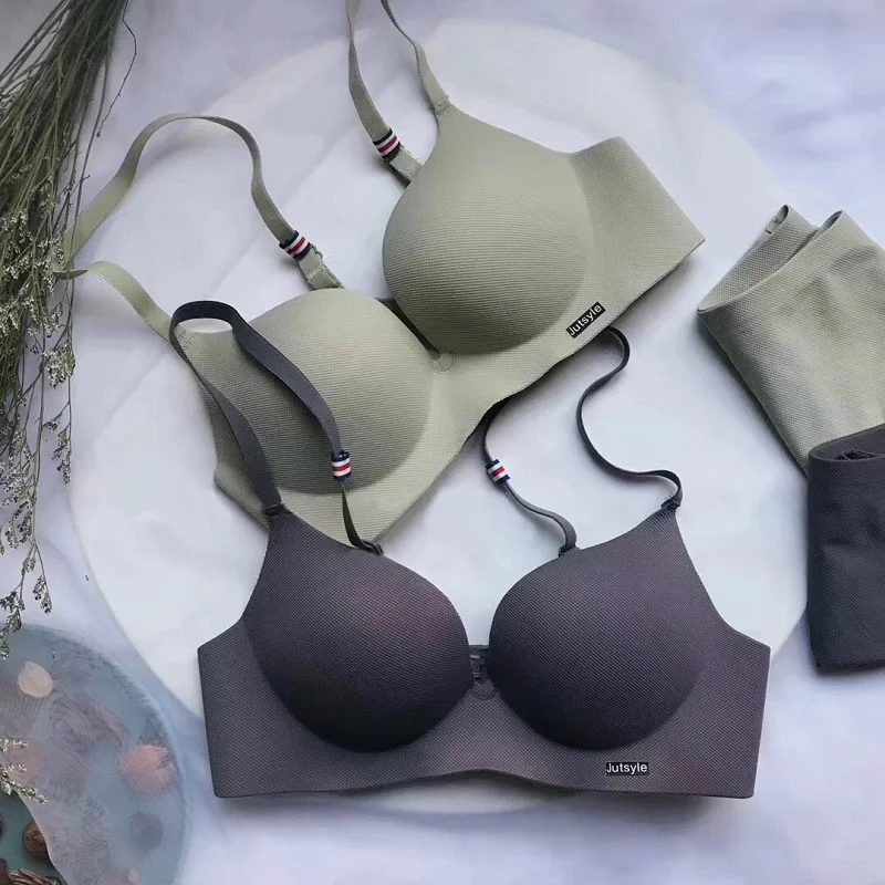 Сексуальный бюстгальтер без косточек для женщин беспроводной хлопковый пуш ап