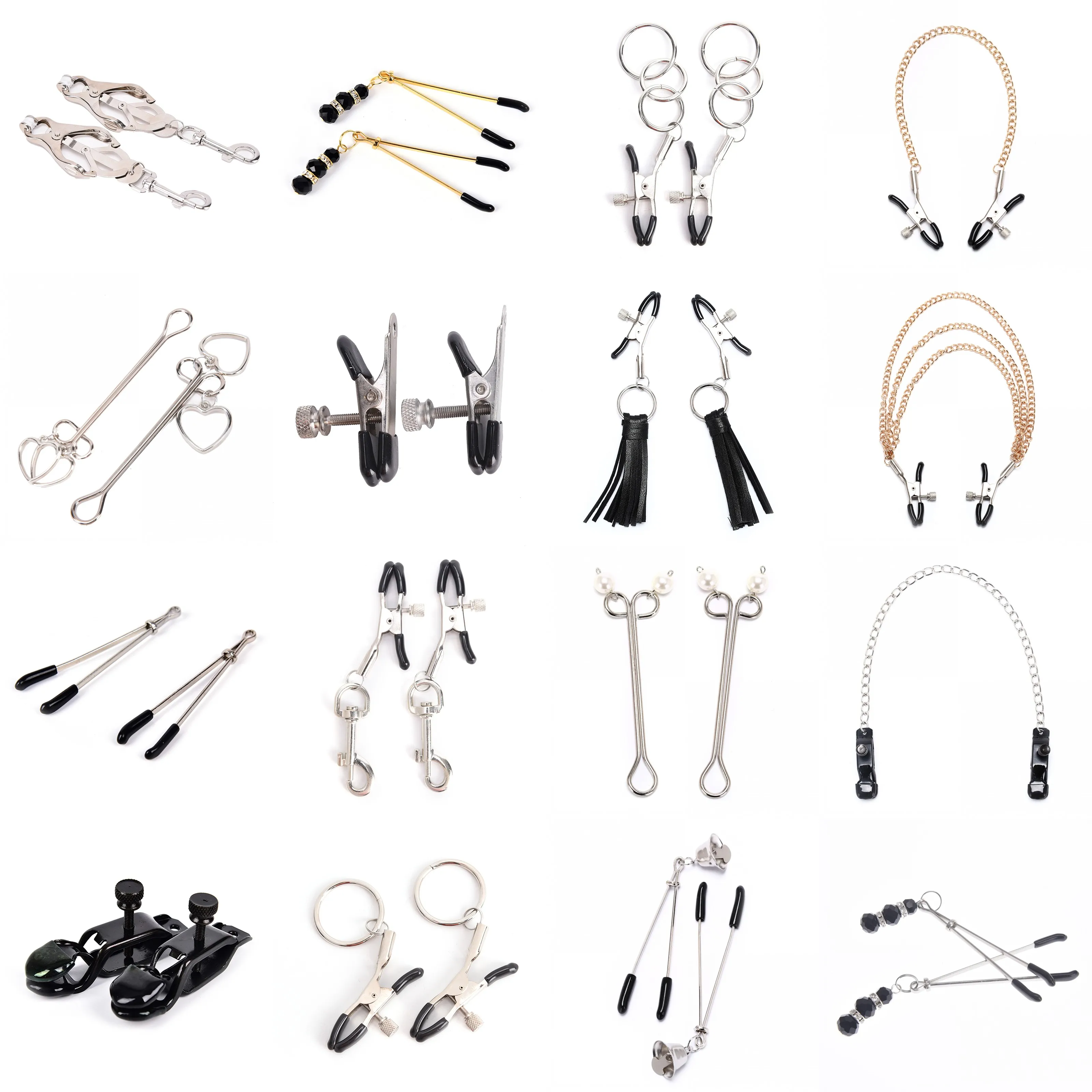 1 пара зажимы для сосков груди|Игры взрослых| |