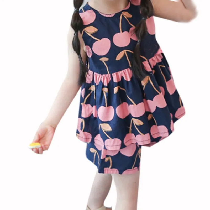 2020 одежда для маленьких девочек малышей без рукавов полосатая футболка +