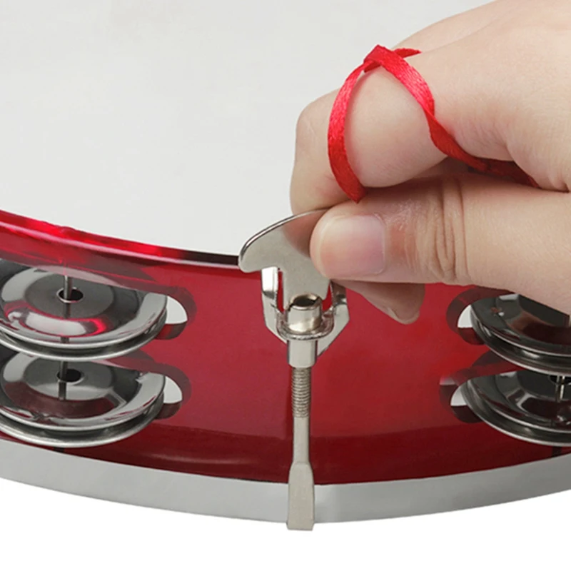 

Musical Instrument Self-Tuning Tambourine Handbell Hand Drum Percussion Instrument Toy