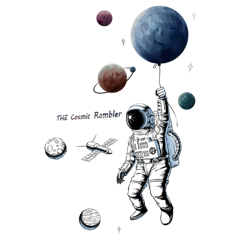 Большой Творческий технологическое пространство астронавты обои украшение для