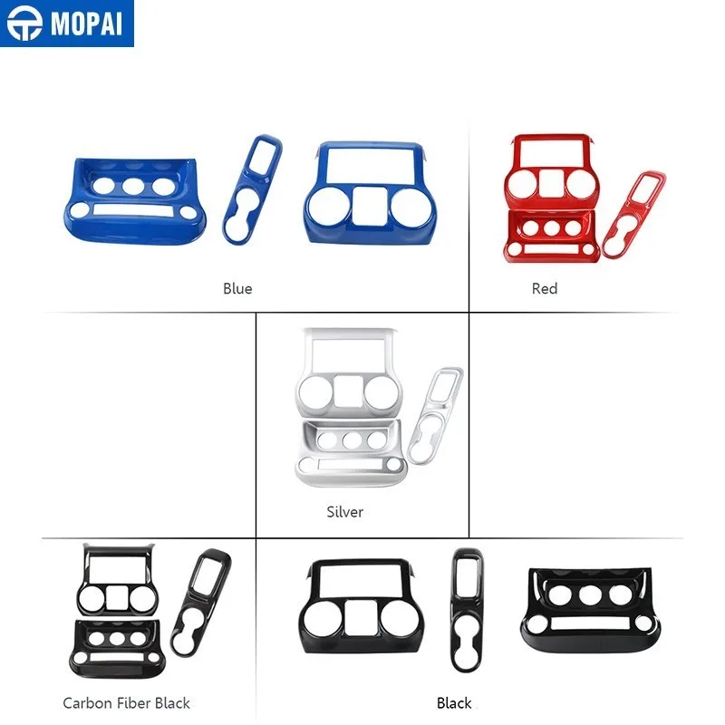 Наклейка на панель переключения передач автомобиля MOPAI для Jeep Wrangler JK 2007 +