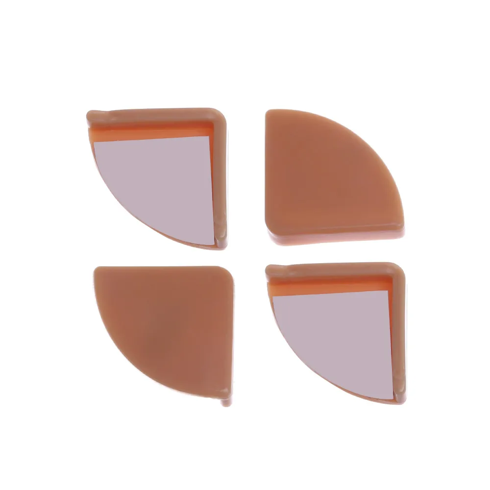 4Pcs Soft Silicon Anticollision Strip Baby Safe Corner Protector Desk Corner Guard Baby Safety Edge Guards Baby Kids Protection - Цвет: Style 2-orange