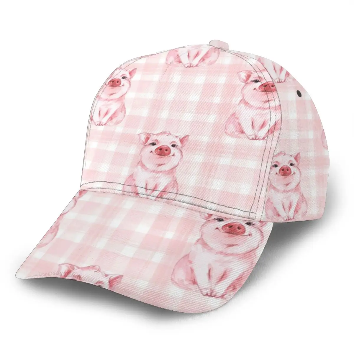 

Бейсболка CINESSD в клетку для мужчин и женщин, милая Кепка-снепбек розового цвета в классическом стиле, повседневная спортивная уличная Кепка