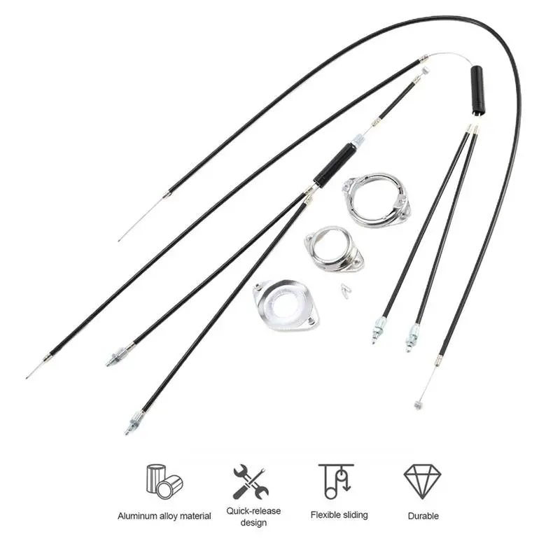 

Bike Brake Cables Set Braking Cable Housing Front Rear Upper Lower Spinner Rotor Bicycle Gyro Cables Kit for Bike BMX