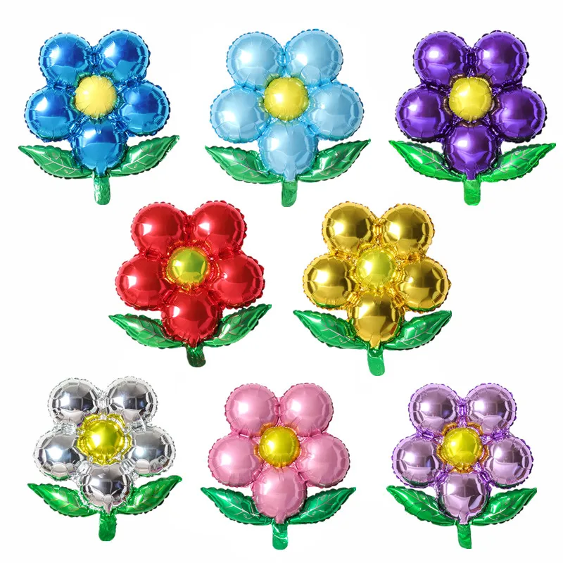 5 шт. 55*58 см четырехлистный цветок арочный надувной шар в форме сердца из