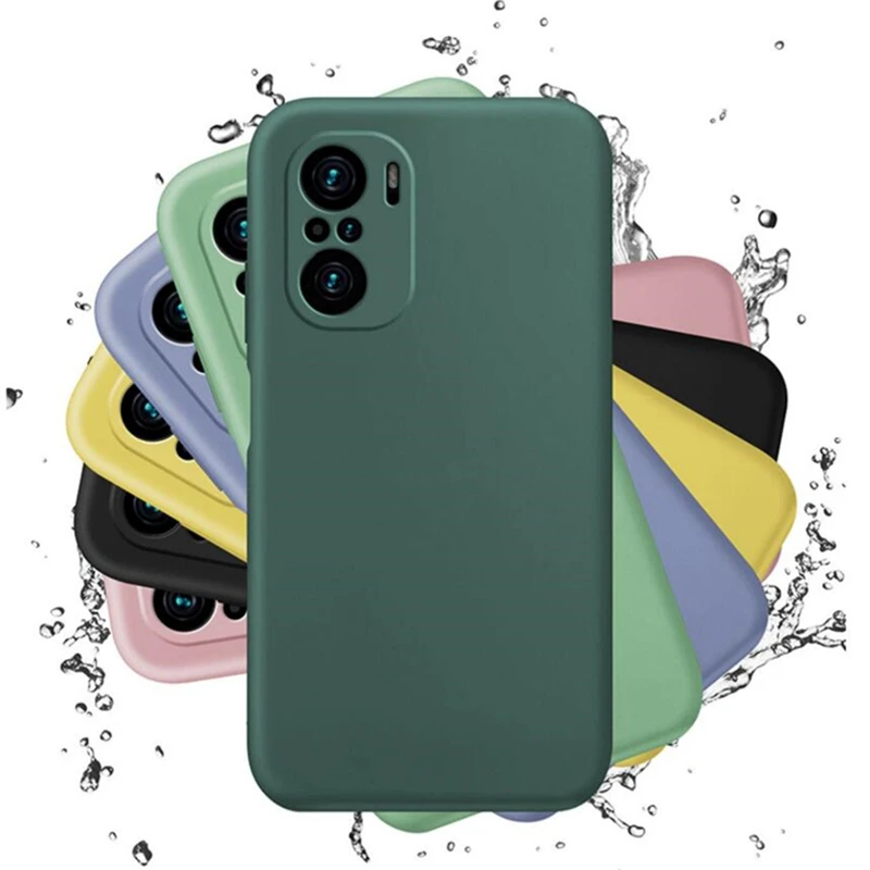 

Luxury Soft Siliocne Liquid Silicone Candy Phone Cover For Redmi Note 9 10 11 Pro Tpu Case