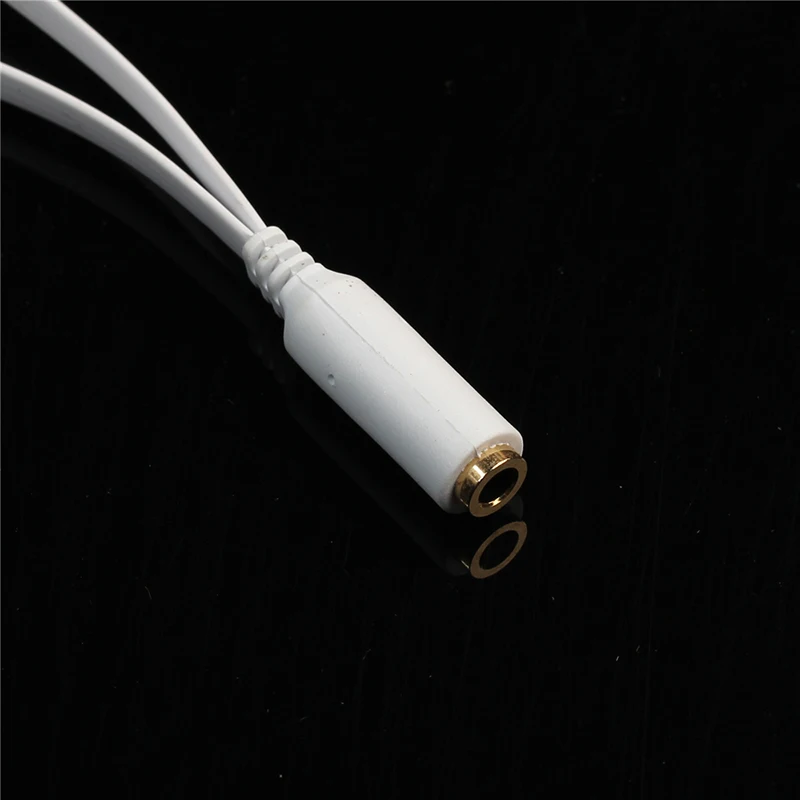 

1pc Black/White 3.5 Audio Cable Male To Female Transfer Headset Conversion Cable 1 To 2 Computer Audio Cable Portable Accessory