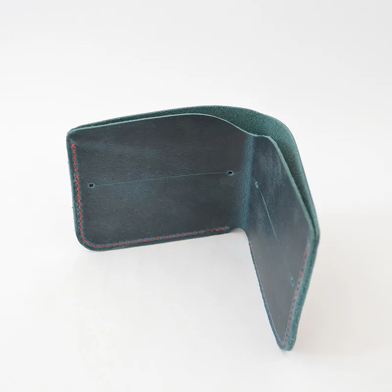 Мужской бумажник ручной работы из натуральной кожи верхний слой в стиле ретро