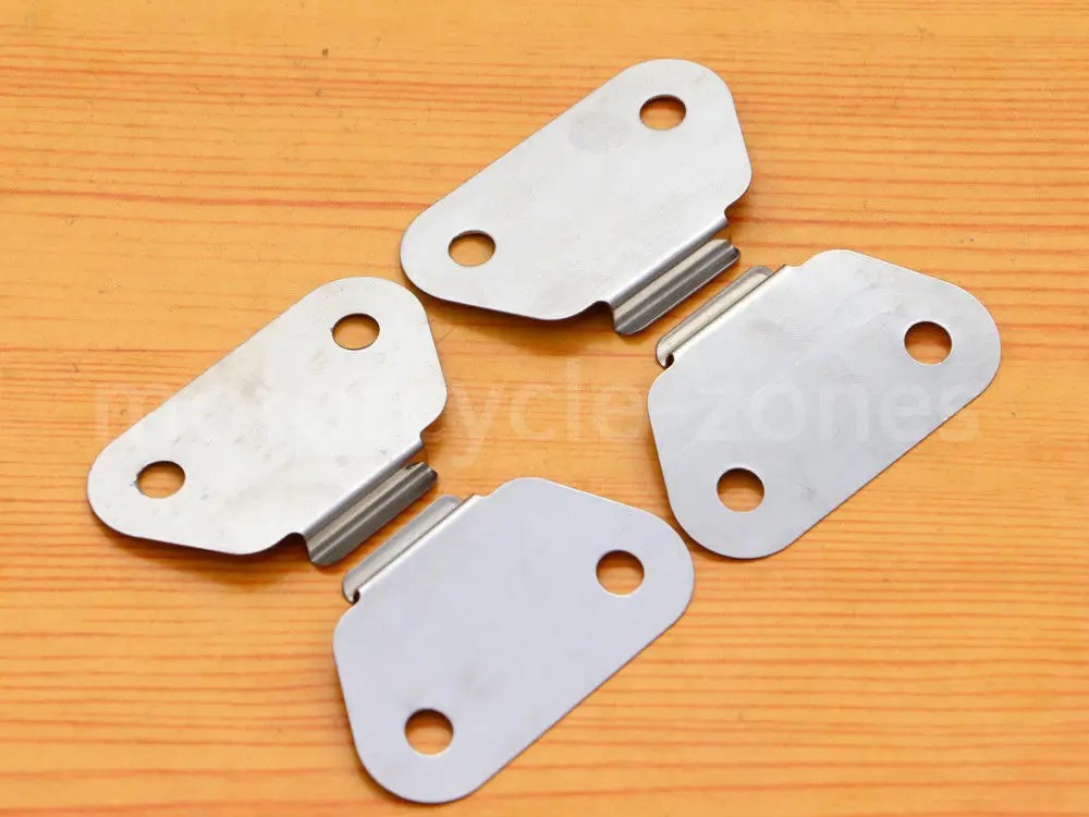 4 шт. Notorcycle Saddlebag Lid Wear Strike Plates Kits для Harley Touring Electra Street Glide Road King 1993 2013|Накладки и