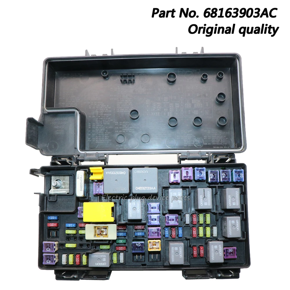 

Original 68163903AC Fuse Box Totally Integrated Power Module TIPM for Jeep Wrangler 3.6L 2013 68163903AB 68163903AA 68163903AD
