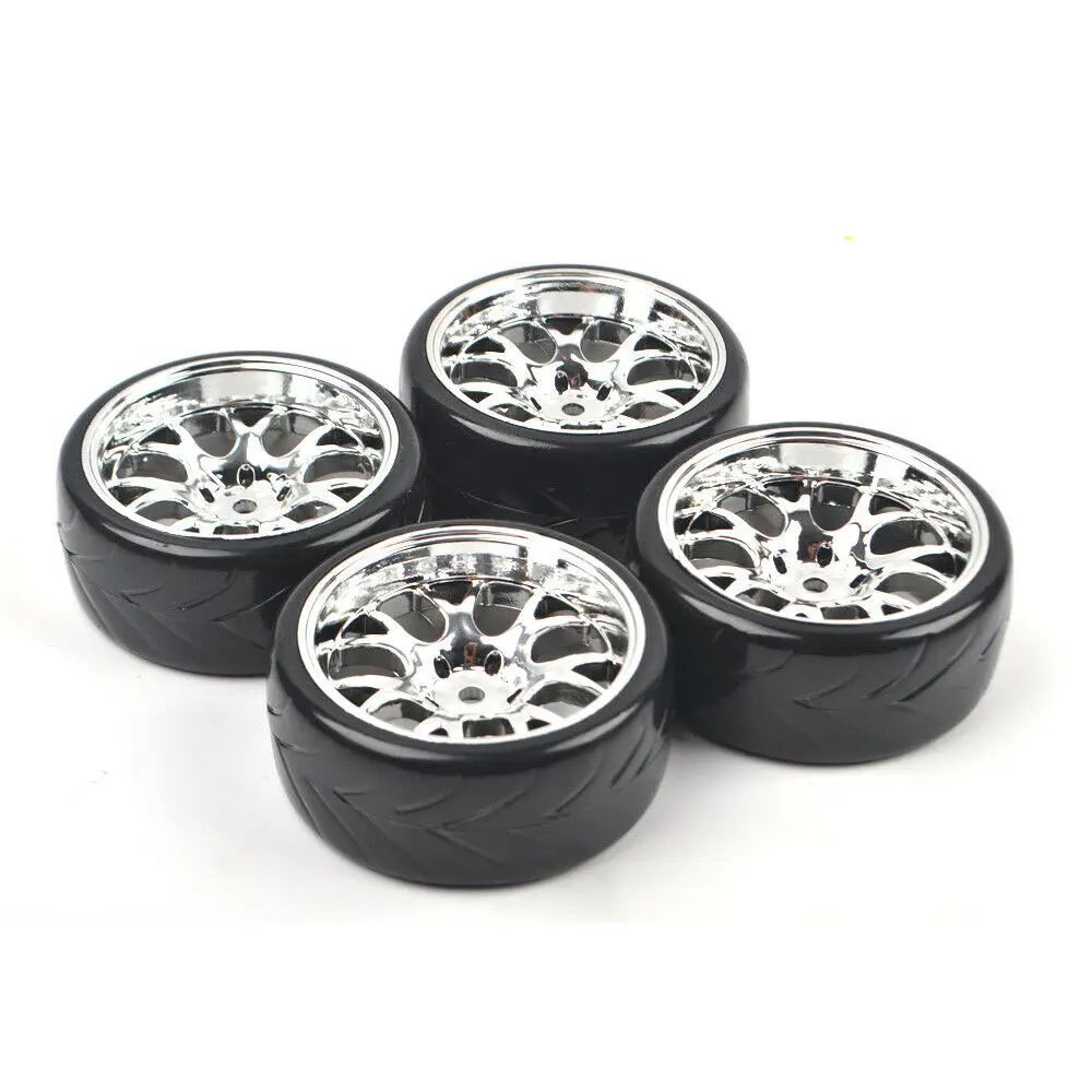 

1/10 RC Drift Car Wheel Tires Hub for Tamiya tt-01 TT02 HSP HPI On-road tyre Upgrade Parts