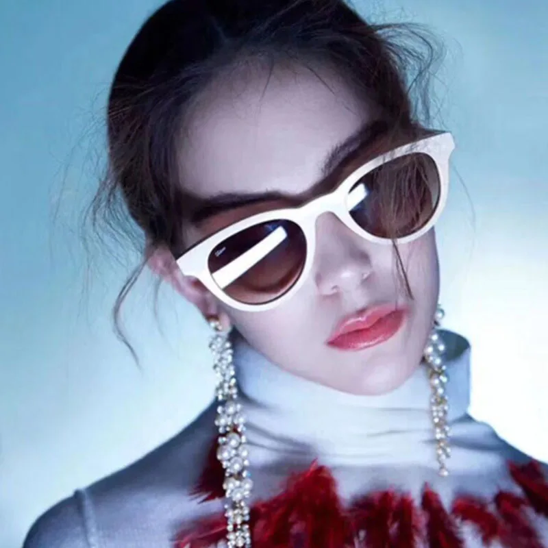 

Oval Glasses 2021 Women Sunglasses Fashion Design Sun Glasses Ladies Shades UV400 Eyewear Vintage Retro Gafas de sol