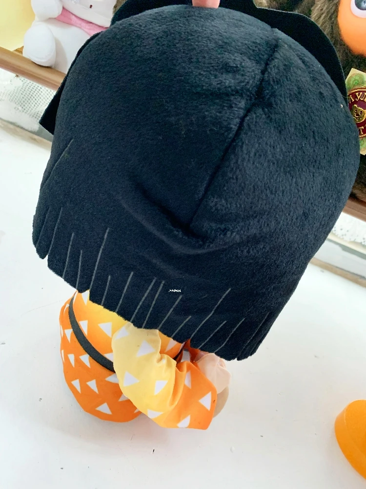 &iexcl;30cm en stock! Figura de anime de Demon Slayer, Zenitsu Agatsuma de peluche de juguete, original japon&eacute;s-3