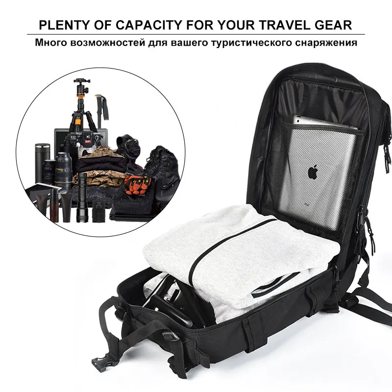 30L водонепроницаемый военный тактический рюкзак для альпинизма кемпинга охоты