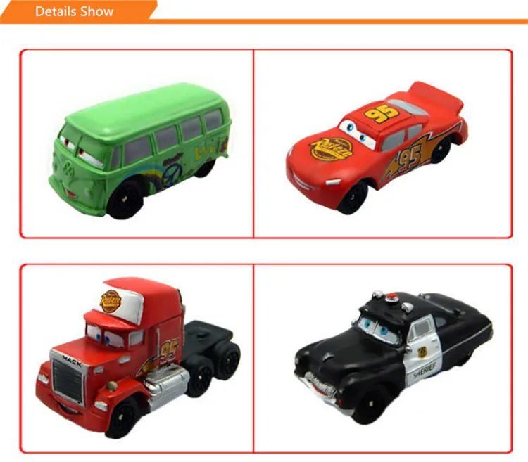 14 шт./компл. 4-5 см disney Pixar Cars 3 литые игрушечные машинки король молния McQueen Flo Fillmore модели машинок подарок игрушка для малыша