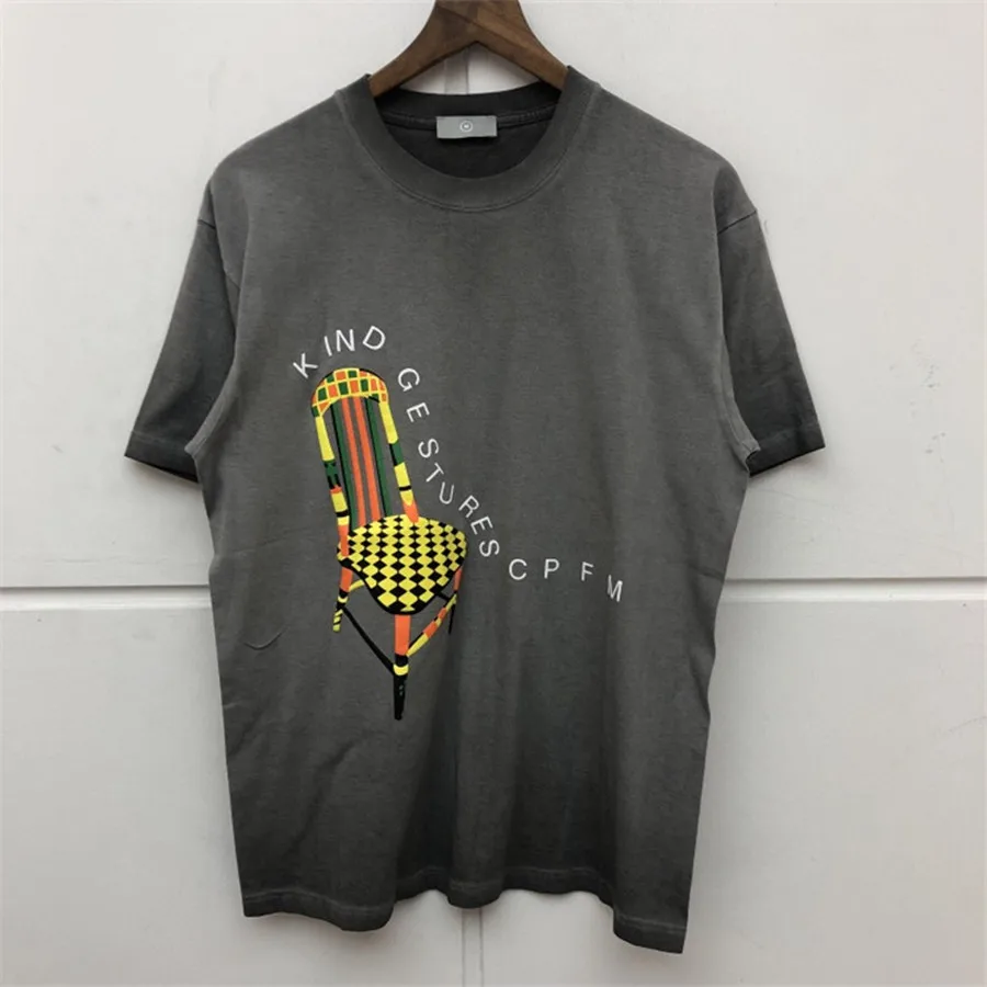 

3D KIND GESTURES CPFM T Shirt Men Women old 2020 Summer Style CPFM.XYZ W.W.C.D. T-shirt Tees