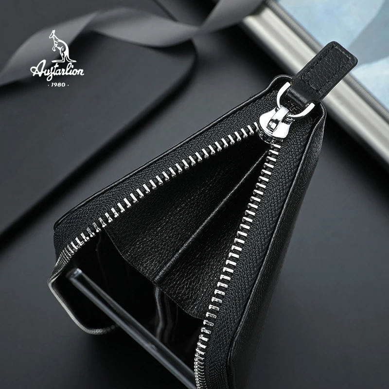 Мужской Роскошный кошелек для мужчин кошельки классический длинный стильный