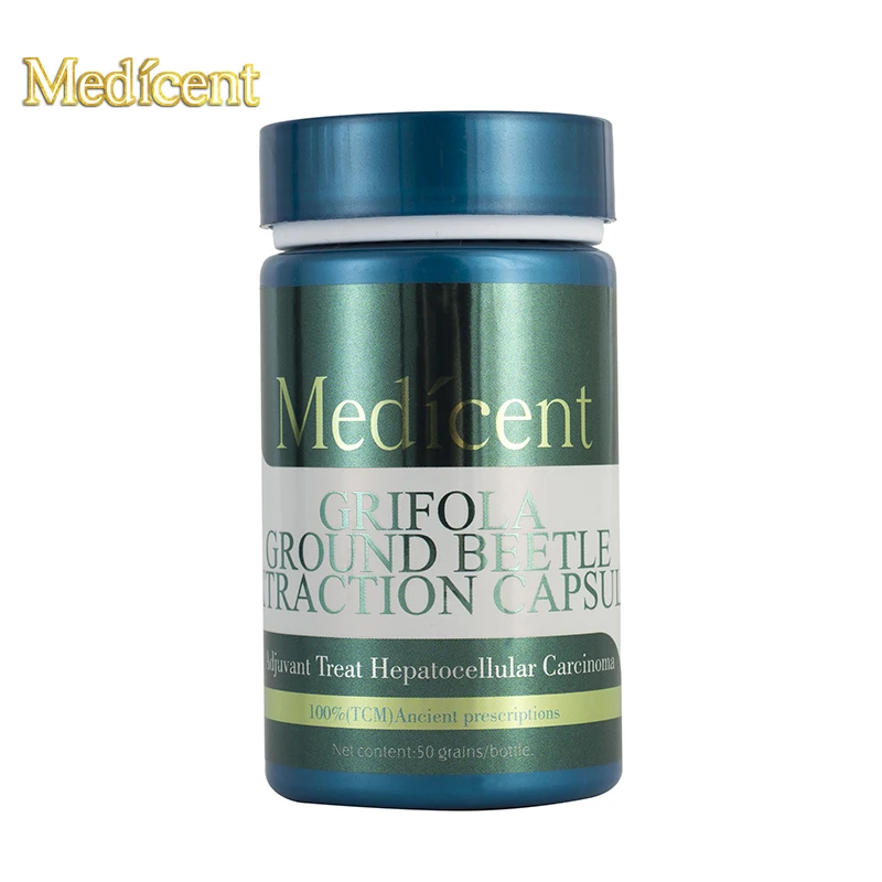 

Medicent Grifola Ground Beetle Extraction Capsule, Adjuvant Treat Hepatocellular Carcinoma, Cure Liver cancer disease, 50pcs.