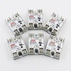 1 шт. AC-AC твердотельные реле 10-100A SSR-10AA SSR-25AA SSR-40AA SSR-60AA SSR-80AA SSR-100AA на рост от 80 до 250V AC Вход 24-380V AC Выход