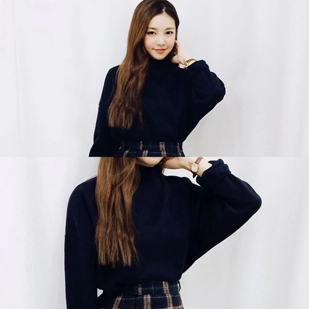 Autumn Winter Plus size Hoodies women Casual Solid Color Crew Neck Long Sleeve fall Sweatshirt Oversize Pullover women Hoodies