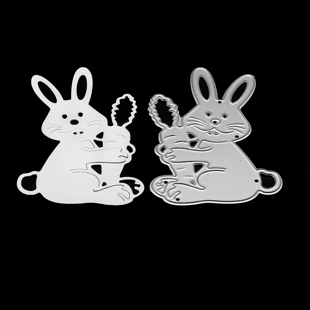 Металлические режущие штампы форма кролика Пасхальный Скрапбукинг альбом