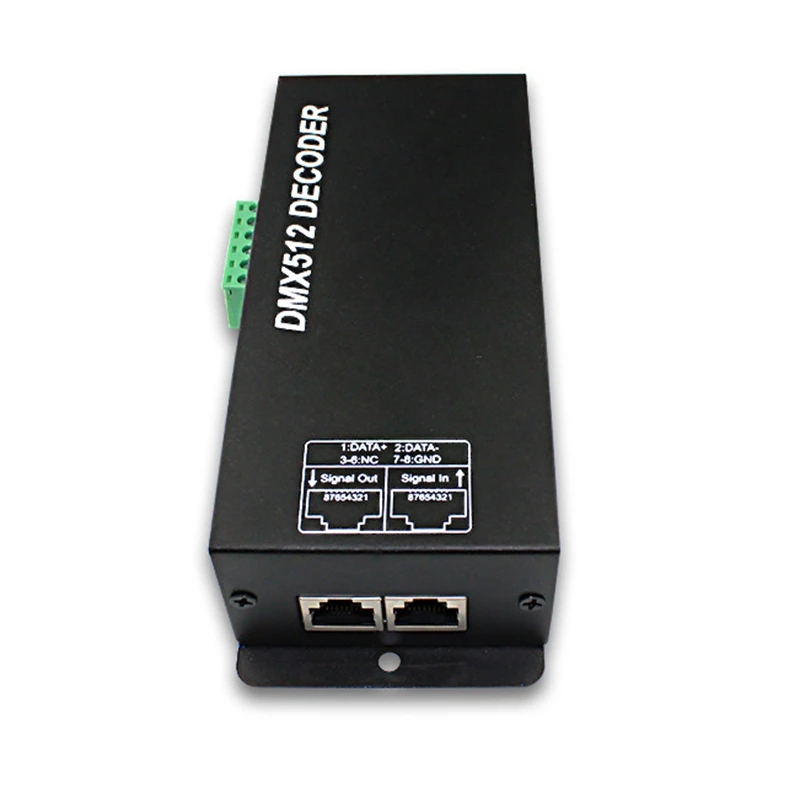 3CH RGBW DMX 512 декодер светодиодный контроллер 3 канала x 4A дисплей светильник DC12