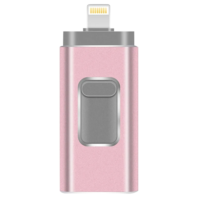 Розовый Дизайн Usb флэш-накопитель 256 ГБ 128 ГБ 512 ГБ 16 ГБ Usb флешка портативный флэш-накопитель 32 Гб 64 Гб Кле Usb 3,0 флэш-диск Флешка для iphone - Цвет: Розовый