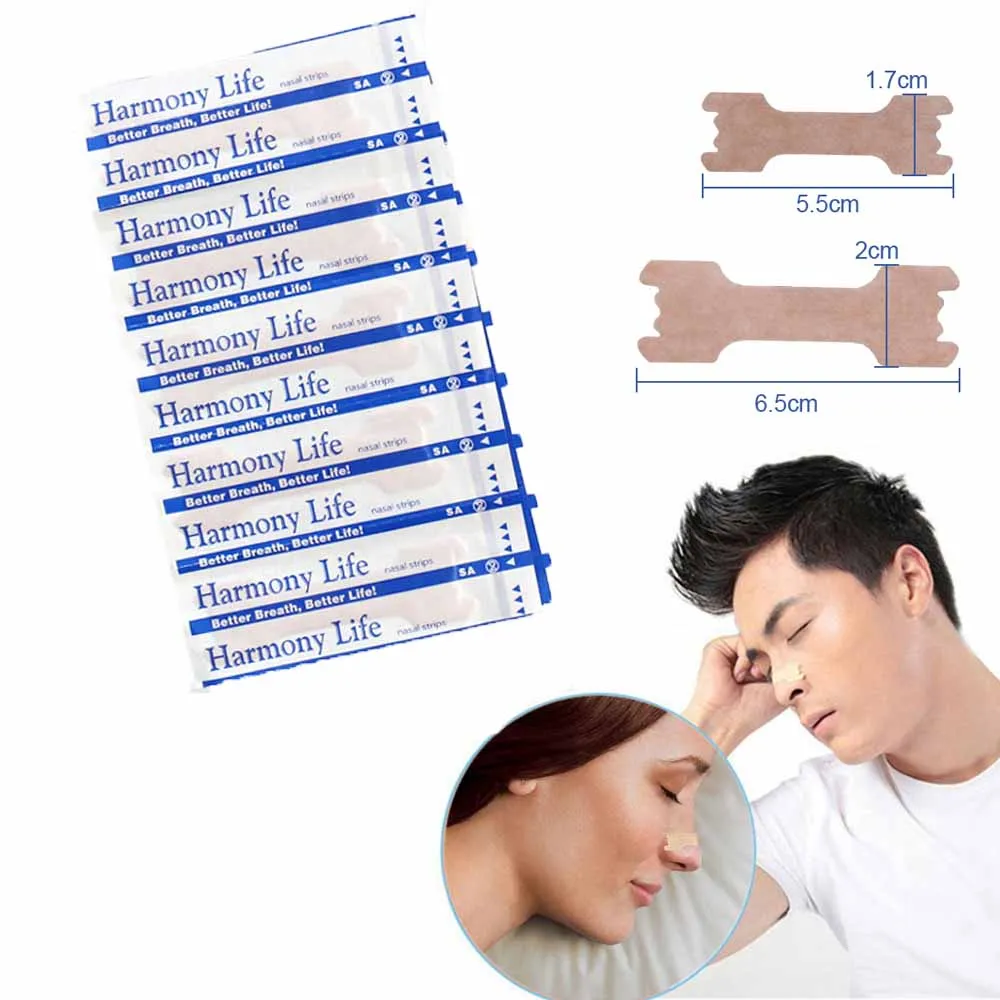 50 шт. носовые полоски для предотвращения храпа|snoring strips|nasal stripsstop snoring |