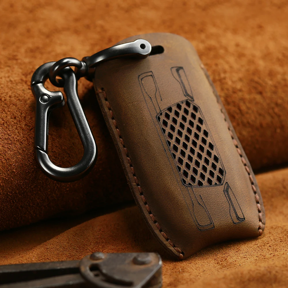 Чехол Dandkey для автомобильных ключей из натуральной кожи чехол Audi A1 A2 A3 A4 A5 A6 A7 TT Q3 Q5