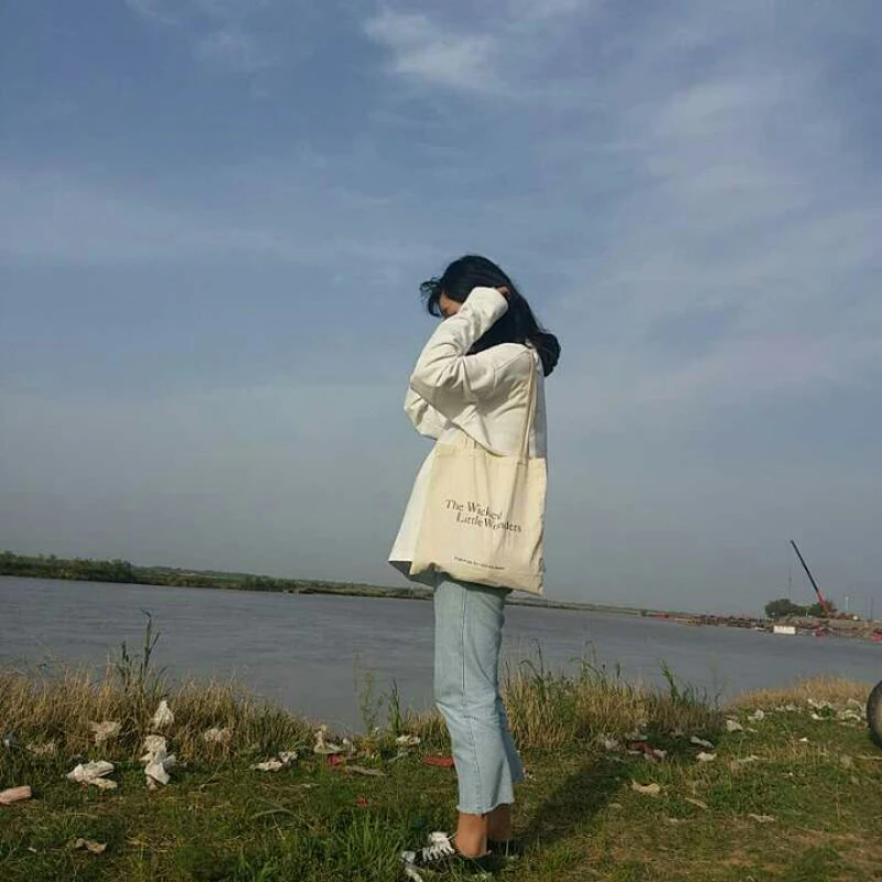 Холщовая Сумка для покупок женщин хлопковая тканевая многоразовая сумочка тоут