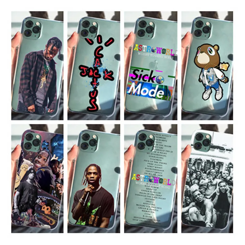 Принтом Трэвиса Скотта Huncho Джек ASTROWORLD Тур Sicko режим мягкий чехол для телефона с