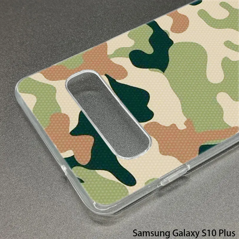 Камуфляжный армейский чехол в стиле милитари для Samsung Galaxy S10E S10 5G S9 S8 S7 Edge Note 10 Plus 9 A9