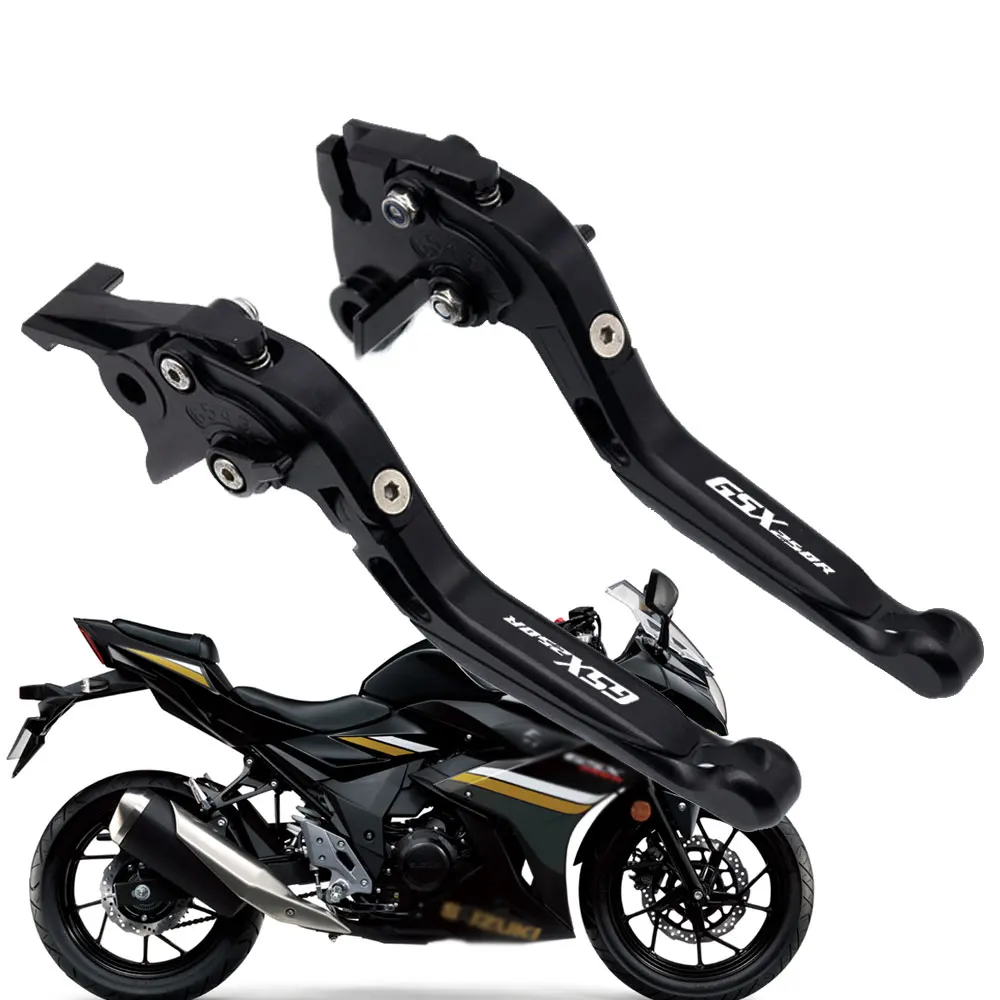 

For SUZUKI GSX250R 2017-2021 GSX-R 250/600/750/1000 DL650/V-STROM Motorcycle Brake Clutch Levers Foldable Extendable Adjustable