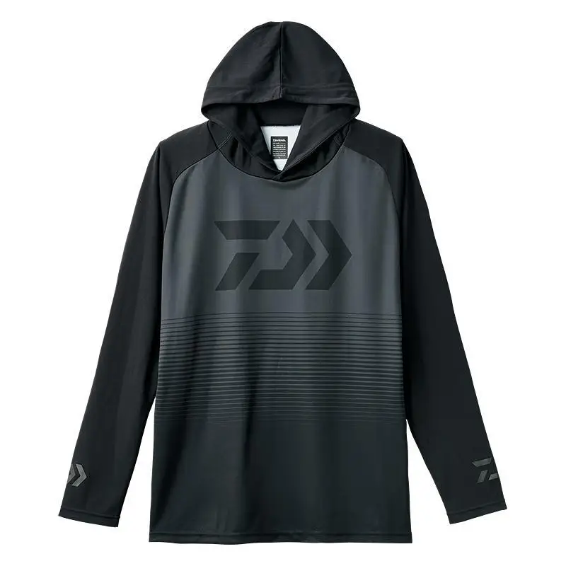 

2020 New Summer Fishing Hooded Clothing Quick-dry Ice-cool Sun Protection Long-sleeve Hiking Hooded Fishing Shirts Free Bib