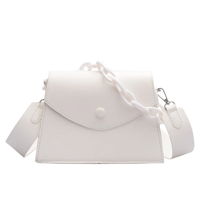 

Summer small fresh popular new tide Korean version of Joker shoulder slung fashion portable small square bag