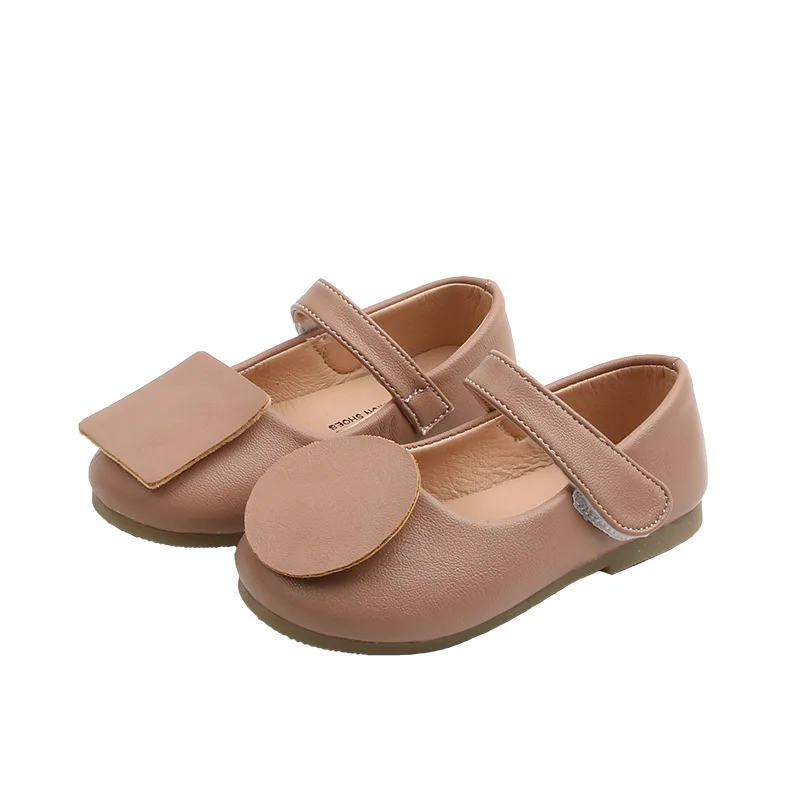 

Baby Girl Mary Janes Shoes Spring Soft Bottom Sneakers 2021 Fashion Children Girls New Solid Color Kids Leather Shoes