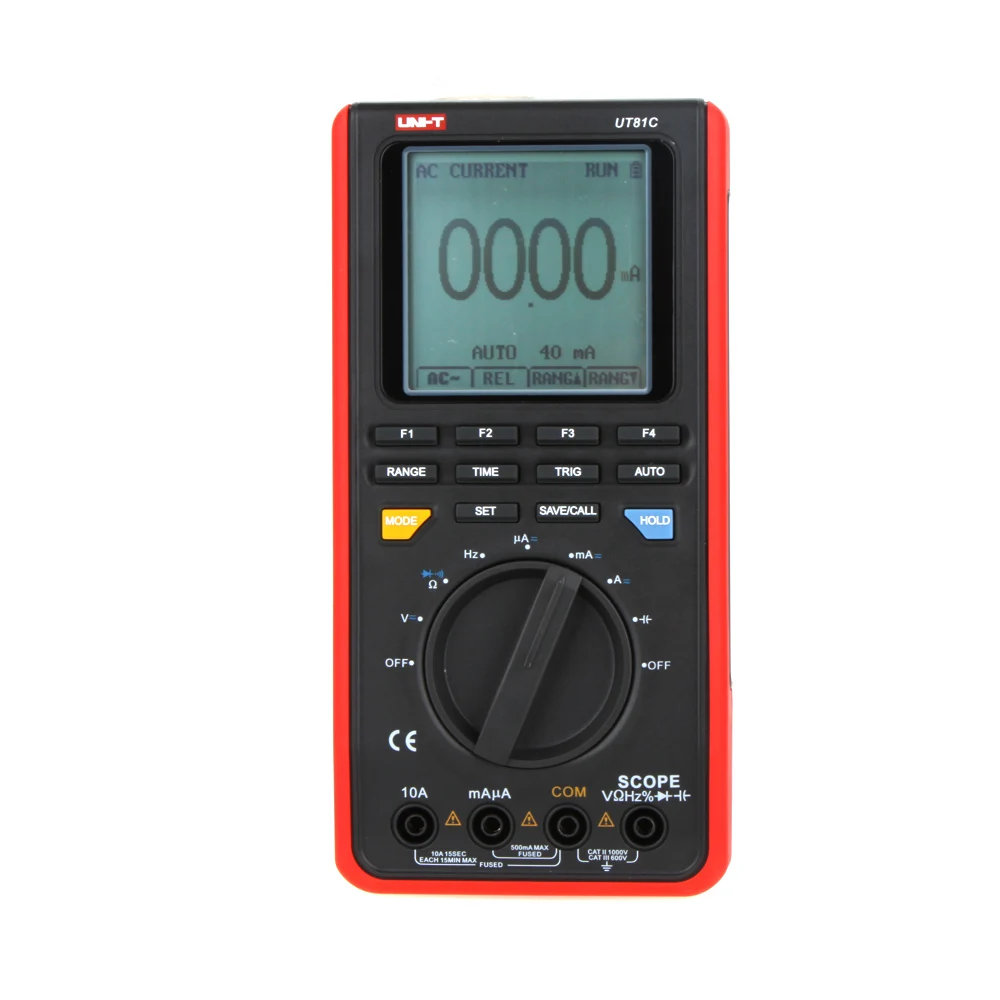 Цифровой мультиметр UT81B UT81C цифровой 8/16 МГц 40/80 мс/с мини осциллограф тестер