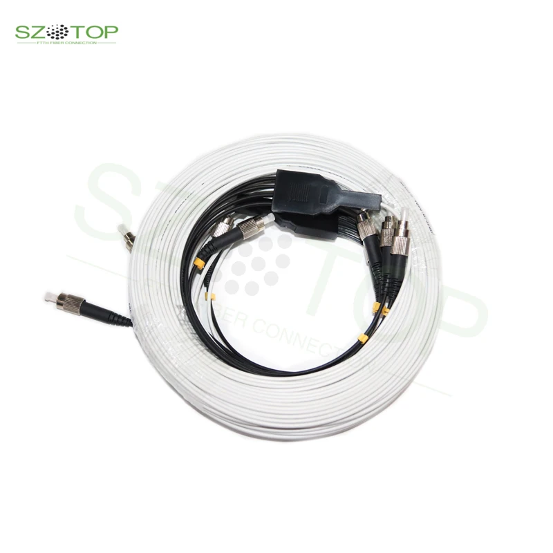 500M Indoor FTTH Single mode 2 Steel 4 Cores Drop Cable SC LC FC ST Patch Fiber Optic Jumper | Мобильные телефоны и