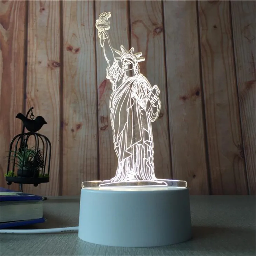 

3D LED Night Light Creative Lamp LED Night Lights Novelty Illusion Night Lamp 3D Illusion Table Lamp For Home Decorative Light