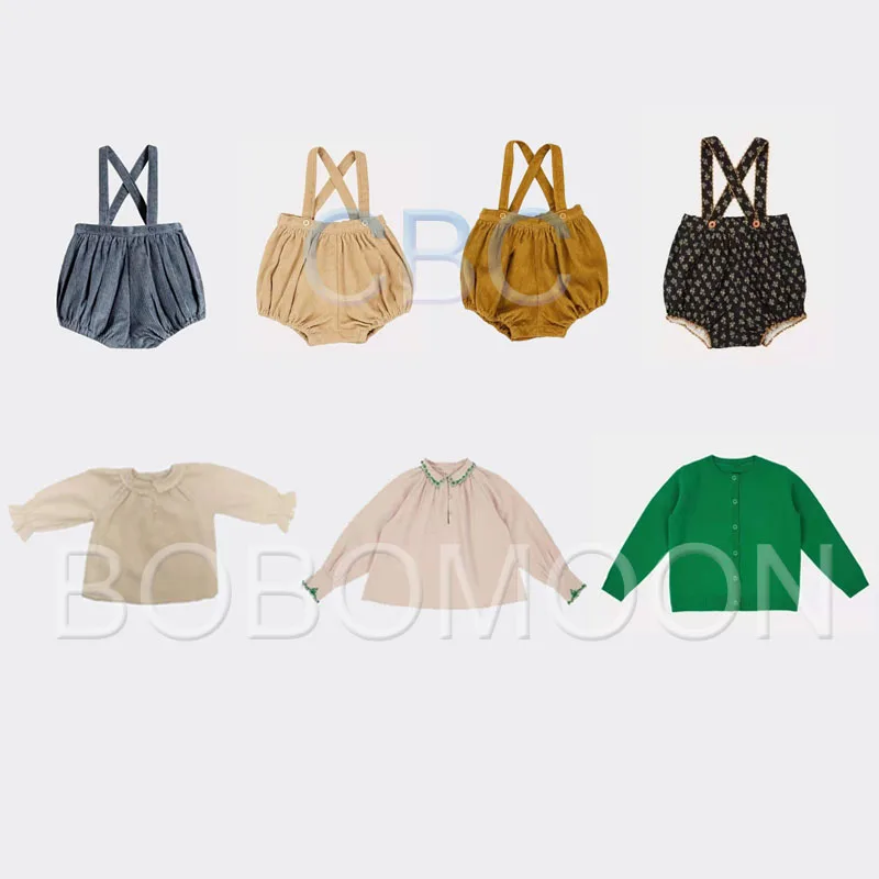 

In Stock 2021 CBC Baby Girl Winter Clothes Overalls & Shirts & Cardigan Little Girls Clothing Kids Clothes
